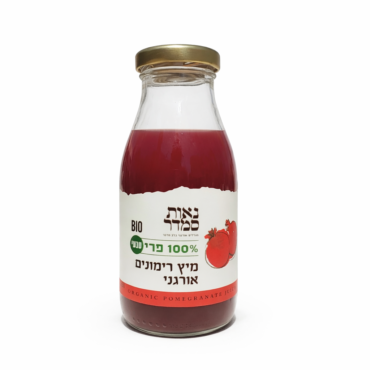 שישיית מיץ רימונים אורגני 250 מ"ל | ללא תוספת סוכר