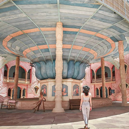 סיור עצמאי בבית האומנויות נאות סמדר – אדריכלות מיוחדת
